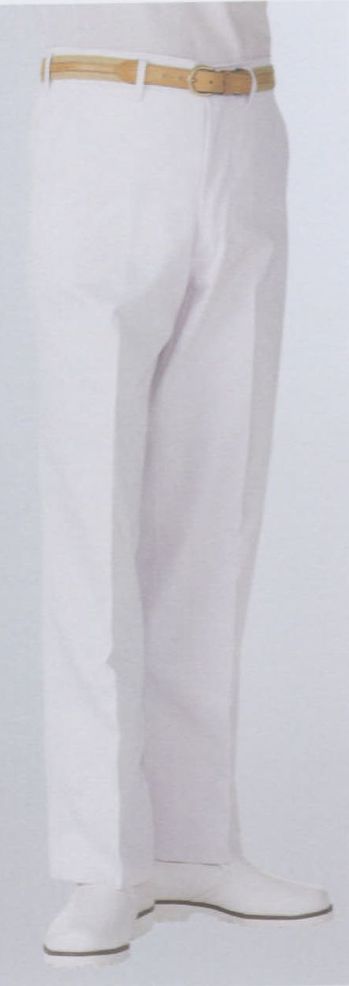 厨房・調理・売店用白衣 パンツ（米式パンツ）スラックス KAZEN 431-50A 男子スラックス（ボタン） 食品白衣jp