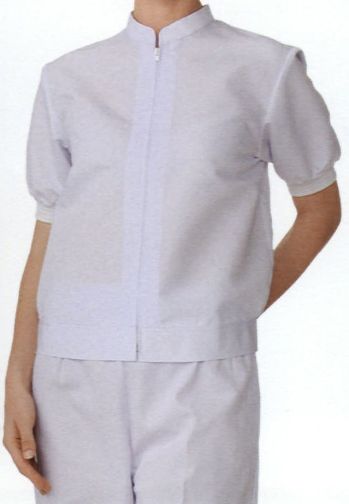 食品工場用 半袖ジャケット（ブルゾン・ジャンパー） KAZEN 439-70 レディスジャンパー（半袖） 食品白衣jp