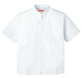 厨房・調理・売店用白衣 半袖白衣 KAZEN 441-30 ジャンパー（レディス） 食品白衣jp
