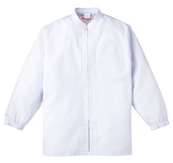 給食用 長袖白衣 KAZEN 452-40 ジャンパー（メンズ）チュニックタイプ 食品白衣jp