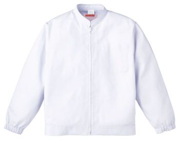 給食用 長袖白衣 KAZEN 454-40 ジャンパー（メンズ）ブルゾンタイプ 食品白衣jp
