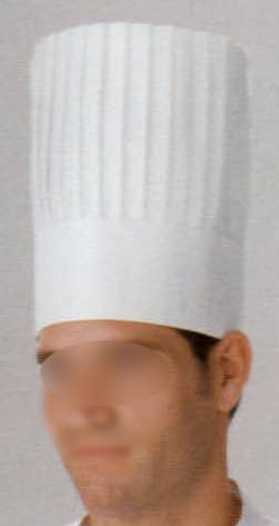 厨房・調理・売店用白衣 キャップ・帽子 KAZEN 471-91 不織布コック帽（10枚セット） 食品白衣jp