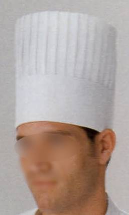 厨房・調理・売店用白衣 キャップ・帽子 KAZEN 471-92 不織布コック帽（10枚セット） 食品白衣jp