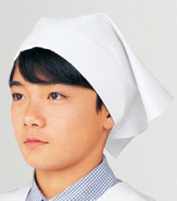 給食用 三角巾 KAZEN 477-90 三角巾(M)(10枚入） 食品白衣jp