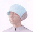 KAZEN 482-41 天井メッシュ帽子（2枚入） 異物混入防止を目的とした帽子。天井部分は通気性の良いメッシュを使用し、つばを小さくして視界を確保。後ろゴムはサイズ調整可能。※開封後の返品・交換は受付不可となります。
