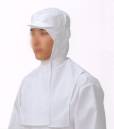 KAZEN 484-10 フード帽子（ケープ付） マスク掛け機能・メガネ差込口を標準装備。 顔部分には額と頬にぴったりフィットする吸汗・速乾ニット「テクノファイン」を採用。毛髪落下をガードし、防止のズレ防止と汗止め効果を発揮します。 前合わせは洗濯性および着脱に優れた「テーピースナッパー」を採用し、生地のピリング問題を解消。 視界を広く保つ小さめのツバは、額部を固定し帽子が動くのを防ぐ役割を果たします。ツバ芯は耐洗濯性に優れた織芯入りです。 作業中に激しく動くネック部分を違和感なく快適にサポートする底辺ニット。 後ろマジック止めにはフリーマジックを採用しサイズ調整が可能です。 ケープは暑さの原因になる無駄な分量を省き、肩に合わせた立体的なパターンを採用。