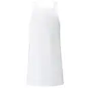 食品白衣jp 厨房・調理・売店用白衣 エプロン KAZEN 594-40 胸当てエプロン(H型)