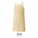 食品白衣jp 食品工場用 エプロン KAZEN 594-44 胸当てエプロン(H型)