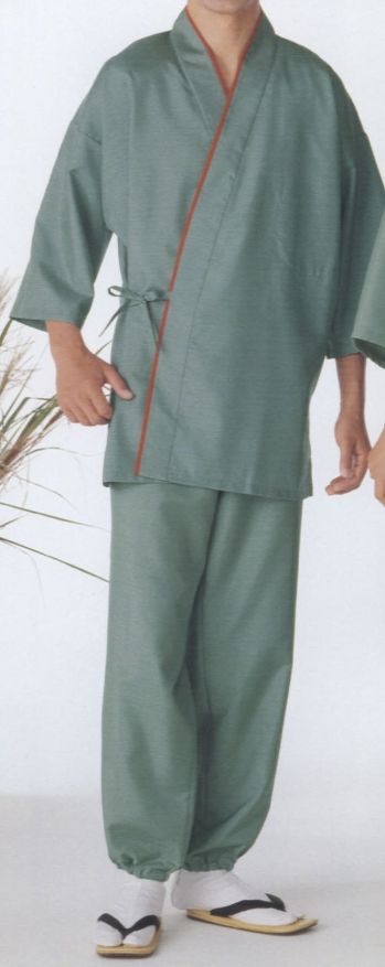 ジャパニーズ 作務衣・ジンベイ KAZEN 610-52 作務衣・上衣（上着） サービスユニフォームCOM