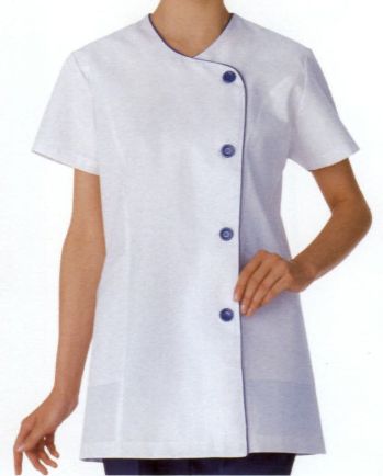 KAZEN 662-31 女子調理衣半袖 