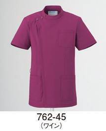 介護衣 半袖ジャケット（ブルゾン・ジャンパー） KAZEN 762-45 ジャケット半袖(男女兼用) 医療白衣com