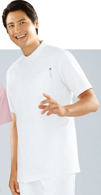 ドクターウェア 半袖ジャケット（ブルゾン・ジャンパー） KAZEN 762-70 ジャケット半袖（男女兼用） 医療白衣com