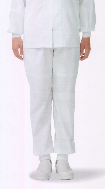 KAZEN 821-20 パンツ（レディス） 裾口フライスでホッピングタイプのレディスパンツです。