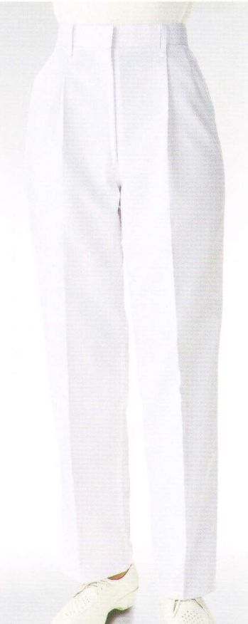 ナースウェア パンツ（米式パンツ）スラックス KAZEN 821-90 レディススラックス 医療白衣com