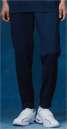 KAZEN 856-48 ジョガーパンツ（男女兼用） 裾が長くてもたつく時にはゴムの入っている部分を内側に織り込むことで約4cm裾上げすることができます。
