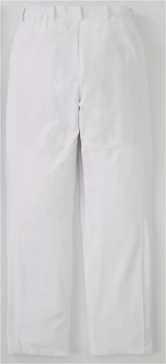 KAZEN 858-40 4Dパンツ（男女兼用） 858-40 4Dパンツ(男女兼用)長年の研究開発から生まれた革新的な4Dパンツは、身体の動きに合わせてヒップに戻る独自のカッティング・テクノロジーを採用したメディカルワークパンツです。動体裁断による立体ストレートタイプで、しゃがんでも歩いても体にフィットし、ストレスフリーな着心地を実現します。特徴・身体の動きに合わせて自動的にヒップに戻る4D設計でどんな姿勢でも快適・メディカルワークの動きを計算し尽くした動体裁断による抜群のフィット感・ヒップをカバーしつつ腰まわりをスッキリ見せる立体ストレートタイプ・しゃがんでも背中が見えにくい安心設計でプロフェッショナルな着こなし・ストレートパターンにXラインを取り入れ脚を美しく見せつつ動きやすさを向上・両脇に便利なポケット付で実用性も抜群・脇ゴム仕様でウエスト周りの快適なフィット感を実現・ウエストベルト通し付でベルト着用時もスマートに決まる・男女兼用設計で幅広い体型に対応