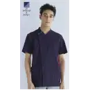 医療白衣com 手術衣 半袖ジャケット（ブルゾン・ジャンパー） KAZEN 974-51 メンズスクラブ