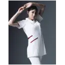 医療白衣com 手術衣 半袖ジャケット（ブルゾン・ジャンパー） KAZEN 985-15 レディスチュニックジャケット半袖