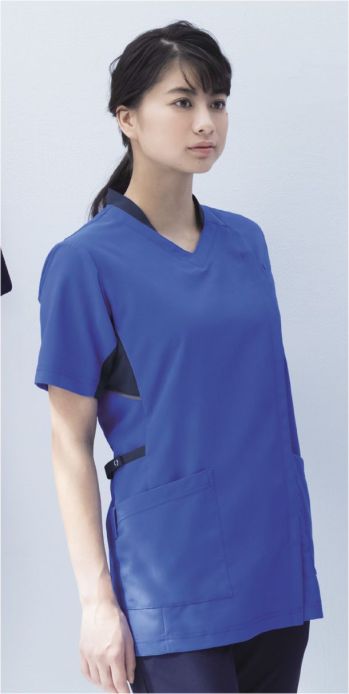 ドクターウェア 半袖ジャケット（ブルゾン・ジャンパー） KAZEN 988-28 スクラブジャケット半袖（男女兼用） 医療白衣com