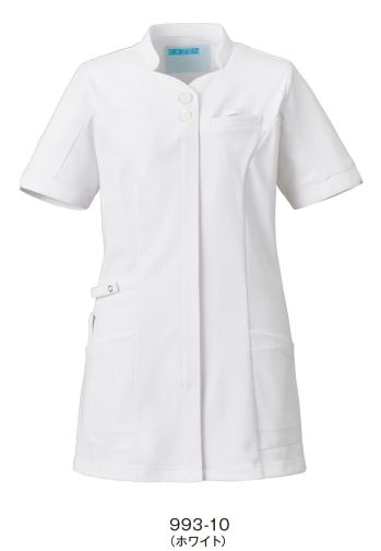 ドクターウェア 半袖ジャケット（ブルゾン・ジャンパー） KAZEN 993-10 レディスジャケット半袖 医療白衣com