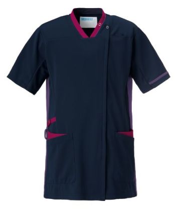 ドクターウェア 半袖ジャケット（ブルゾン・ジャンパー） KAZEN 998-47 スクラブジャケット 半袖（男女兼用） 医療白衣com