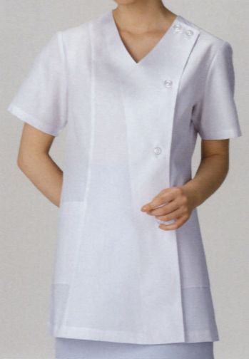 KAZEN AP1029 半袖女子売店衣 