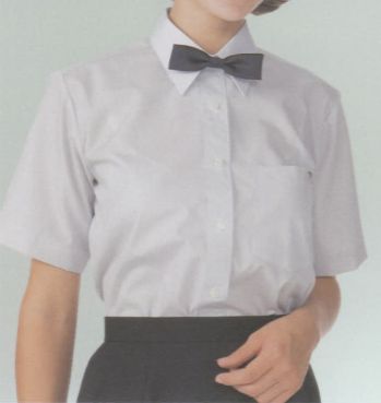 カジュアル 半袖シャツ KAZEN AP1276 半袖女子クレリックシャツ サービスユニフォームCOM