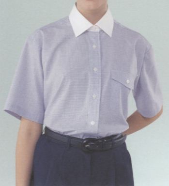 カジュアル 長袖シャツ KAZEN AP1280 長袖女子シャツ サービスユニフォームCOM