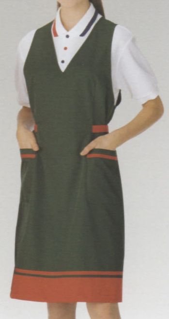 カジュアル ジャンパースカート KAZEN AP1953 ジャンパースカート サービスユニフォームCOM
