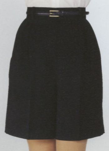 KAZEN AP1972 キュロットスカート（後ゴム・裏付） 