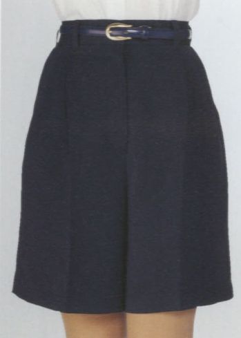 KAZEN AP1979 キュロットスカート（後ゴム・裏付） 