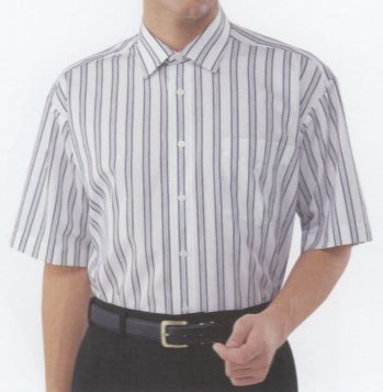 カジュアル 半袖シャツ KAZEN AP3266 半袖男子シャツ サービスユニフォームCOM