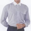 KAZEN AP3285 半袖男子シャツ ※画像は長袖ですが、この商品は半袖になります。