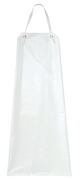 食品工場用 業務用エプロン KAZEN APK3141 胸当てエプロン（ドミワーク）丈長 食品白衣jp