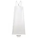 食品白衣jp 食品工場用 業務用エプロン KAZEN APK3191 胸当てエプロン