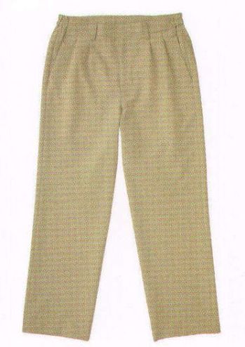 介護衣 パンツ（米式パンツ）スラックス KAZEN APK620-C12 メンズツータックパンツ 医療白衣com
