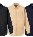 KAZEN KZN105-86 マルチボタンダウンシャツ長袖 ブラック KZN105 マルチボタンダウンシャツ長袖軽くて涼しい男女兼用ボーダーレスシャツ。着る人も場所も選ばず、コーディネートは自由自在。ストア・介護・オフィス・等の様々なシーンでボーダレスに着用できます。繰り返し洗ってもタフな素材です。