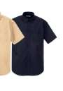 KAZEN KZN106-88 マルチボタンダウンシャツ七分袖 ネイビー KZN106 マルチボタンダウンシャツ半袖軽くて涼しい男女兼用ボーダーレスシャツ。着る人も場所も選ばず、コーディネートは自由自在。ストア・介護・オフィス・等の様々なシーンでボーダレスに着用できます。繰り返し洗ってもタフな素材です。