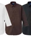 KAZEN KZN107-84 マルチボタンダウンシャツ七分袖 ブラウン KZN107 マルチボタンダウンシャツ七分袖軽くて涼しい男女兼用ボーダーレスシャツ。着る人も場所も選ばず、コーディネートは自由自在。ストア・介護・オフィス・等の様々なシーンでボーダレスに着用できます。袖口のスリットは折り返したときに食品等に触れないよう外側に配置し、衛生面に配慮しています。繰り返し洗ってもタフな素材です。