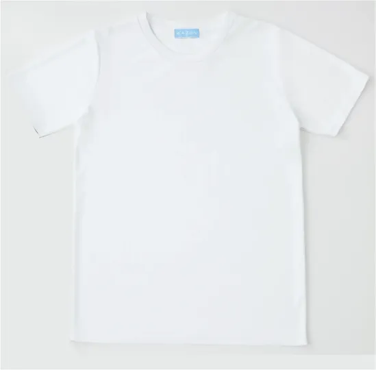 KAZEN KZN219-10 Tシャツ KZN219-10 Tシャツ(男女兼用)環境に配慮した革新的なクールコア素材を採用した男女兼用Tシャツです。特殊機能構造により水分の蒸発から生まれる気化熱を利用した冷却効果で、一日中快適な着心地を実現。化学成分無配合なケミカルフリー設計で、繰り返しの洗濯でも機能が半永続的に持続する、人と環境に優しい画期的な一枚です。特徴・クールコア素材採用で気化熱による持続的な冷却効果を実現・化学成分無配合なケミカルフリー設計で肌に優しく安心・瞬間的な接触冷感ではなく恒久的な冷却機能で長時間の着用も快適・男女兼用デザインでオフィスやイベント、作業現場まで幅広く活躍・洗濯耐久性に優れ、繰り返しの洗濯でも冷却機能が持続・環境配慮型素材を使用した持続可能なアパレルで環境負荷を軽減