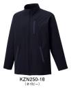 KAZEN KZN250-18 ストレッチジャケット カッコよさと着心地のよさをストレッチジャケットなら両立できる。軽く柔らかく着心地が良いパワーストレッチ素材を、スポーティなデザインとパターンのジャケットに。ブラックとネイビー、クールな2色で登場です。●人に当たらないようファスナーのテープは裏使い。●衿上とポケット口には、ファスナーの引手が収まるカバー付き。●衿が倒れにくいよう前身頃と衿を一体化。●腕がスムーズに動くラグラン袖。●左胸に貴重品を収納できるファスナー仕様のポケット付き。●ネイビー地には同系色、ブラック地にはロイヤルブルーのファスナーを使用。●両脇裾の内側には裾幅を調節できるスピンドル付。パワーストレッチ（織物素材）縦、横の二方向にのびるパワーストレッチ素材です。薄くて軽やかな着心地でハードな動きにも対応します。