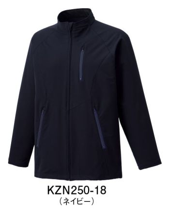 介護衣 トレーニングジャケット KAZEN KZN250-18 ストレッチジャケット 医療白衣com
