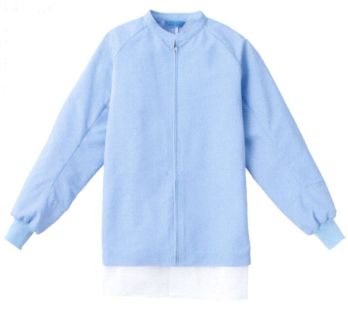 食品工場用 長袖ジャケット（ブルゾン・ジャンパー） KAZEN KZN400-81 ジャンパー（男女兼用） 食品白衣jp