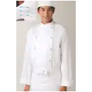 食品白衣jp 厨房・調理・売店用白衣 長袖コックコート KAZEN KZN411-40 コックコート