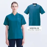 KAZEN KZN720-52 スクラブ（男女兼用）
