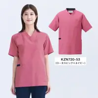 KAZEN KZN720-53 スクラブ（男女兼用）