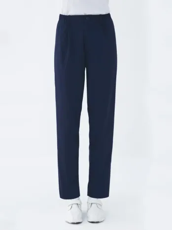 ナースウェア パンツ（米式パンツ）スラックス KAZEN KZN805-48 テーパードスラックス（男女兼用） 医療白衣com