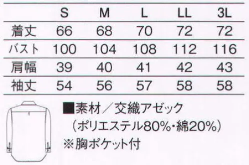 KAZEN 620-10 レディスシャツ長袖 首元をボタン留めしないVゾーンの開きをスタイリッシュに見せた斬新なボタンダウンシャツ。シーンに合わせて、長袖・七分袖･半袖をご用意しております。 サイズ／スペック