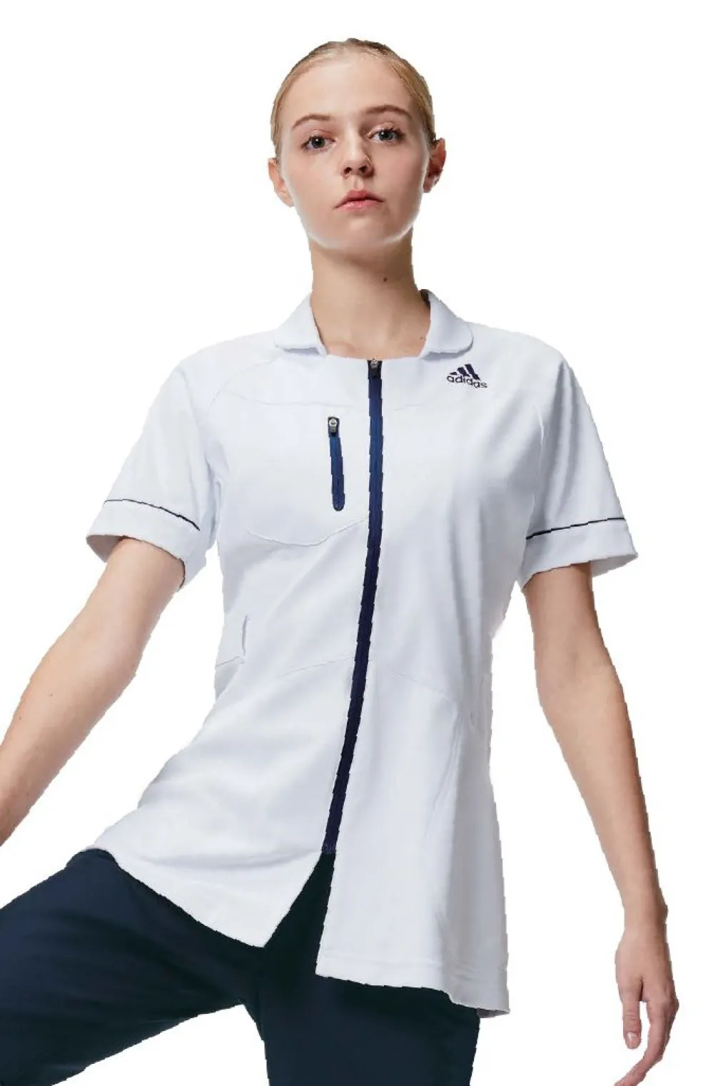 レディスジャケット KAZEN SMS004-18 白衣・診察衣・ナース服・介護服