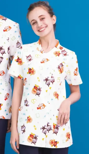 ドクターウェア 半袖ジャケット（ブルゾン・ジャンパー） KAZEN ANP039-C41 レディスジャケット半袖 医療白衣com